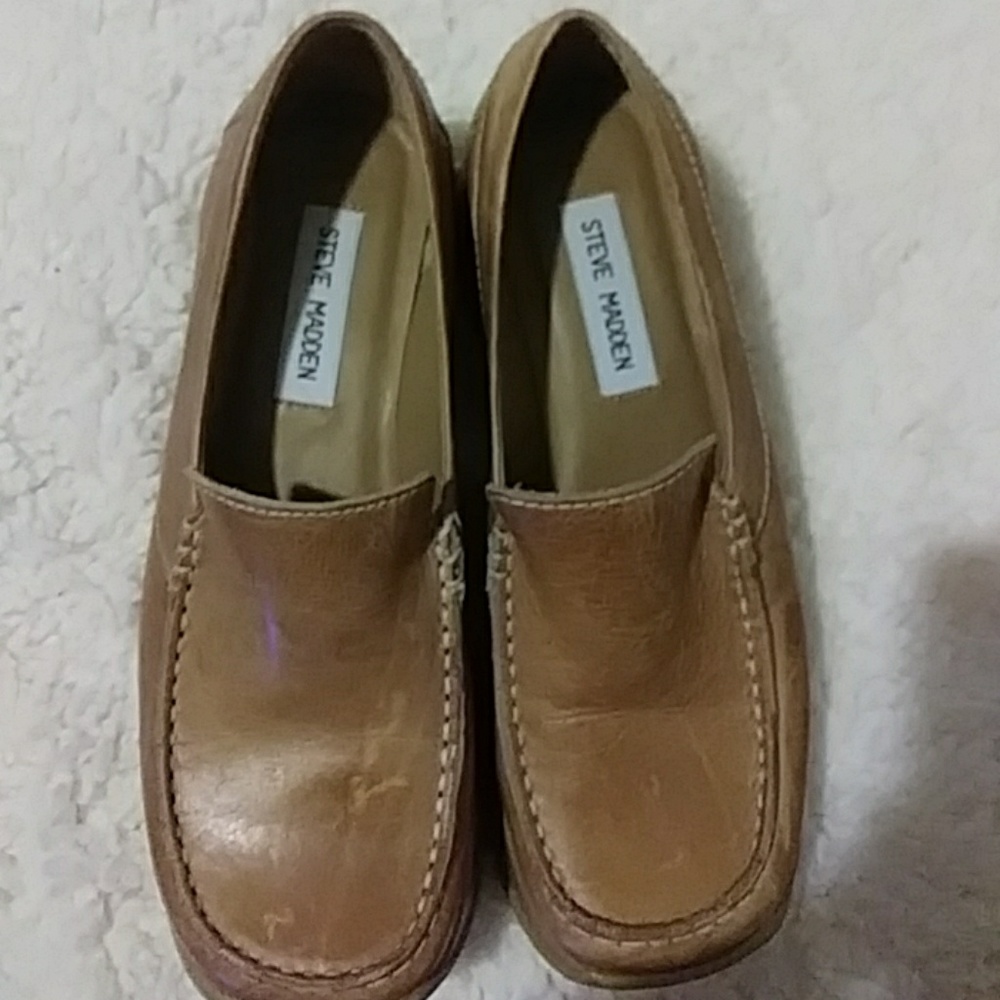 Steve madden leather shoes